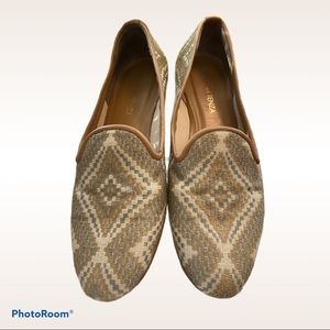 Ramon Tenza Stitched Aztec flats Loafers Made in Spain